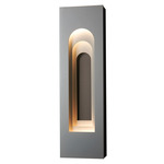 Procession Arch Outdoor Wall Sconce - Coastal Burnished Steel / Coastal Oil Rubbed Bronze