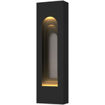 Procession Arch Outdoor Wall Sconce - Coastal Black / Coastal Burnished Steel