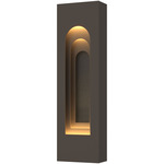 Procession Arch Outdoor Wall Sconce - Coastal Dark Smoke / Coastal Natural Iron