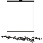 Coral Linear Pendant - Black / Black
