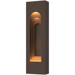 Procession Arch Outdoor Wall Sconce - Coastal Bronze / Coastal Dark Smoke
