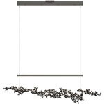Coral Linear Pendant - Natural Iron / Ink