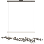 Coral Linear Pendant - Dark Smoke / Dark Smoke