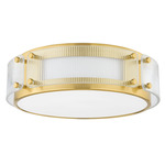 Clifford Ceiling Light - Aged Brass / Opal