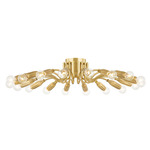 Barney Ceiling Light - Aged Brass