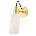 Malba Wall Light - Aged Brass / Alabaster