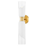 Wasson Wall Sconce - Aged Brass / Opal