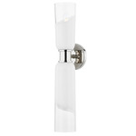 Wasson Wall Sconce - Polished Nickel / Opal
