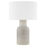 Breezy Point Table Lamp - Dune / White Linen