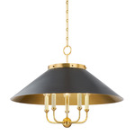 Clivedon Chandelier - Aged Brass / Distressed Bronze