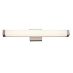 Mio Bathroom Vanity Light - Brushed Nickel / Opal