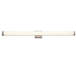 Mio Bathroom Vanity Light - Brushed Nickel / Opal