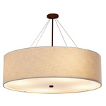 Classic Grand Pendant - Dark Bronze / Cream