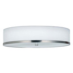 Hyde Ceiling Light - Brushed Nickel / White