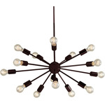 Axion Chandelier - Dark Bronze