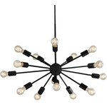 Axion Chandelier - Matte Black