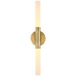 Noa Wall Sconce - Burnished Brass / Etched Glass