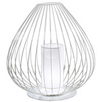 Cell Outdoor Floor / Table Lamp - White / White