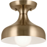 Sisu 7 Inch Semi Flush Ceiling Light - Champagne Bronze