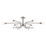 Ocala Semi Flush Ceiling Light - Polished Nickel