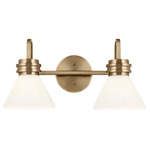 Farum Bathroom Vanity Light - Champagne Bronze / Opal