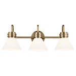 Farum Bathroom Vanity Light - Champagne Bronze / Opal