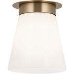 Albers Ceiling Light - Champagne Bronze / Opal