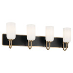 Solia Bathroom Vanity Light - Champagne Bronze / Opal