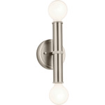 Torche Wall Sconce - Brushed Nickel