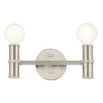 Torche Bathroom Vanity Light - Brushed Nickel