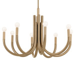 Odensa Chandelier - Champagne Bronze