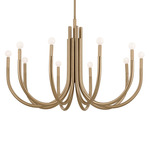 Odensa Chandelier - Champagne Bronze