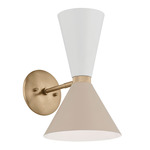 Phix Wall Sconce - Champagne Bronze / Greige