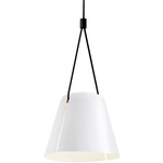 Attic Cone Pendant - Black / White