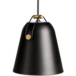 Napa Pendant - Black / Matte Gold