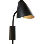 Organic Wall Sconce - Black