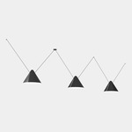 Super Attic Lateral Pendant - Black / Black
