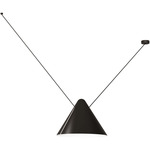 Super Attic Lateral Pendant - Black / Black