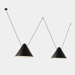 Super Attic Lateral Pendant - Black / Black