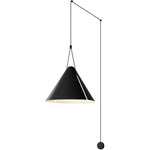 Super Attic Wall Light - Black / Black