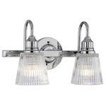 Addison Bathroom Vanity Light - Polished Chrome / Clear