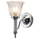 Carroll Wall Sconce - Polished Nickel / Clear