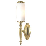 Dryden Wall Sconce - Polished Brass / Opal