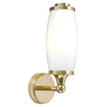 Eliot Wall Sconce - Polished Brass / Opal