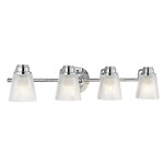 Hudson Bathroom Vanity Light - Polished Chrome / Clear