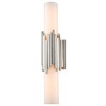 Marvel Bathroom Vanity Light - Polished Nickel / Opal