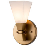 Bowtie Wall Sconce - Lacquered Gold / Opal