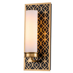 Ziggy Wall Sconce - Lacquered Gold / Opal