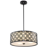 Arabella Convertible Pendant - Black / Cream