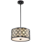 Arabella Convertible Pendant - Black / Cream